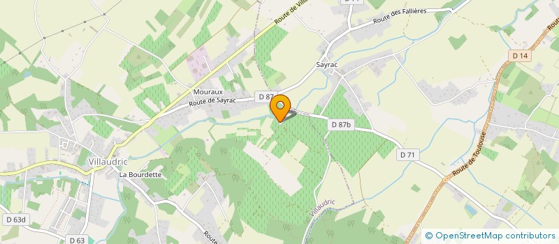 localisation de l'entreprise MADAME CATHERINE HAMEURY  VILLAUDRIC