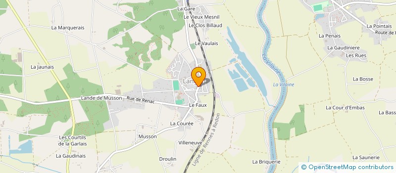 localisation de l'entreprise MADAME CATHERINE HAMON à LA CHAPELLE-DE-BRAIN