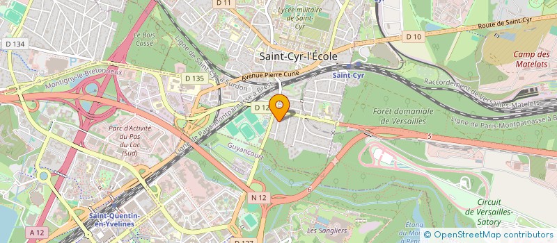 localisation de l'entreprise MADAME CATHERINE HANNOUCHE  SAINT-CYR-L'ECOLE