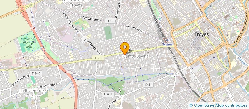 localisation de l'entreprise MADAME CATHERINE HARANG  SAINTE-SAVINE