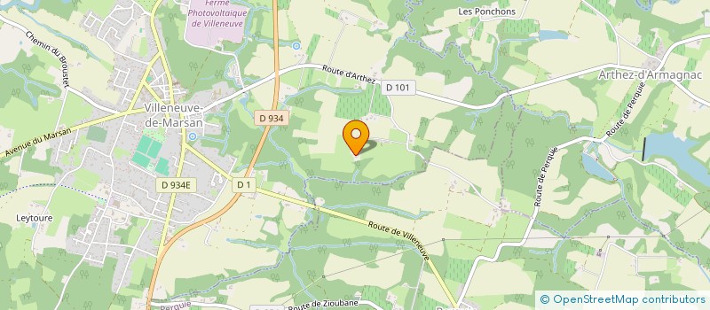 localisation de l'entreprise MADAME CATHERINE HARROUE  VILLENEUVE-DE-MARSAN
