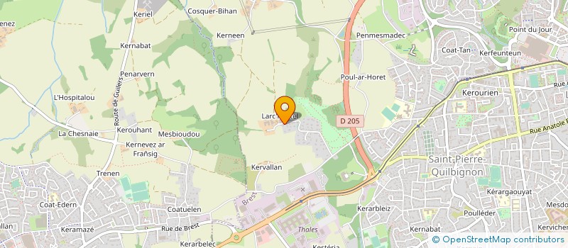 localisation de l'entreprise MADAME CATHERINE HAUTIN à BREST