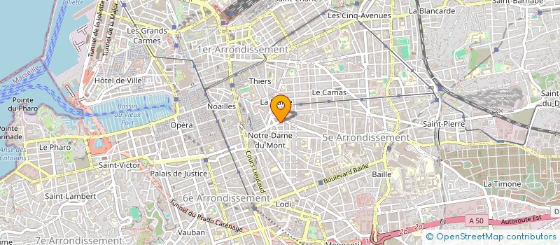 localisation de l'entreprise MADAME CATHERINE HEAULME-AUBRY à MARSEILLE 6EME