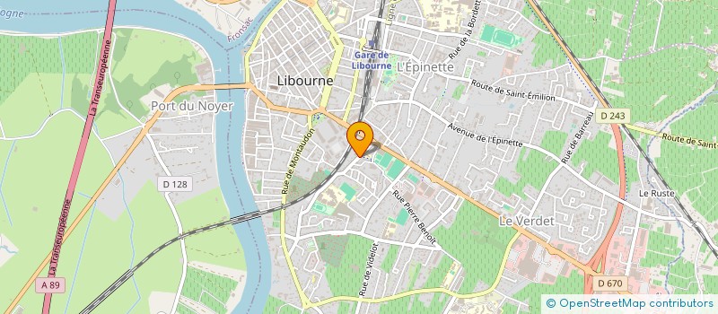 localisation de l'entreprise MADAME CATHERINE HELENON à LIBOURNE
