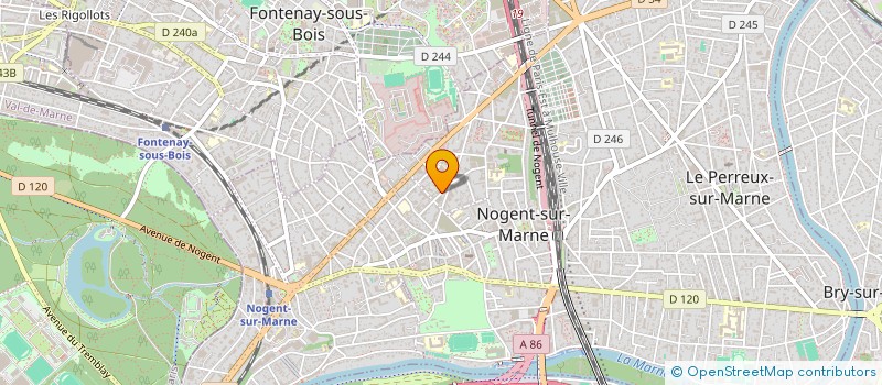 localisation de l'entreprise MADAME CATHERINE HENAFF  NOGENT-SUR-MARNE