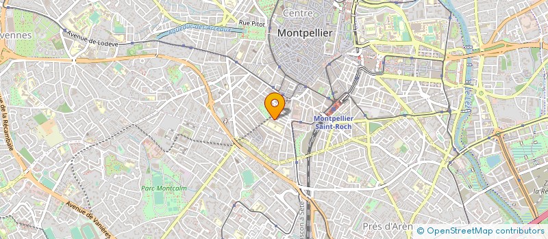 localisation de l'entreprise MADAME CATHERINE HENON à MONTPELLIER
