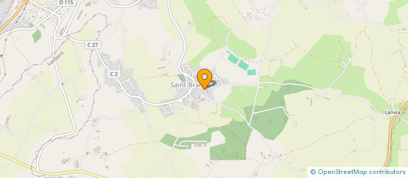 localisation de l'entreprise MADAME CATHERINE HENRY  SAINT-BRANDAN