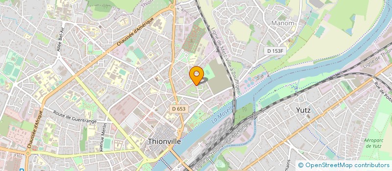 localisation de l'entreprise MADAME CATHERINE HENRY  THIONVILLE