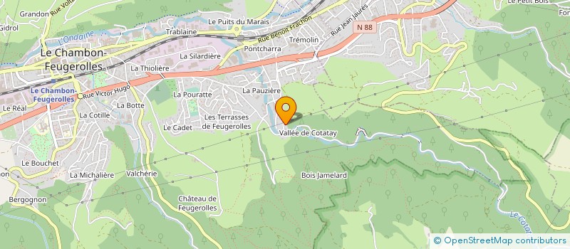 localisation de l'entreprise MADAME CATHERINE HERBERTZ à LE CHAMBON-FEUGEROLLES