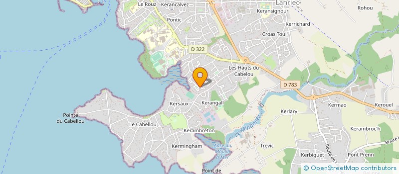 localisation de l'entreprise MADAME CATHERINE HERLEDAN  CONCARNEAU