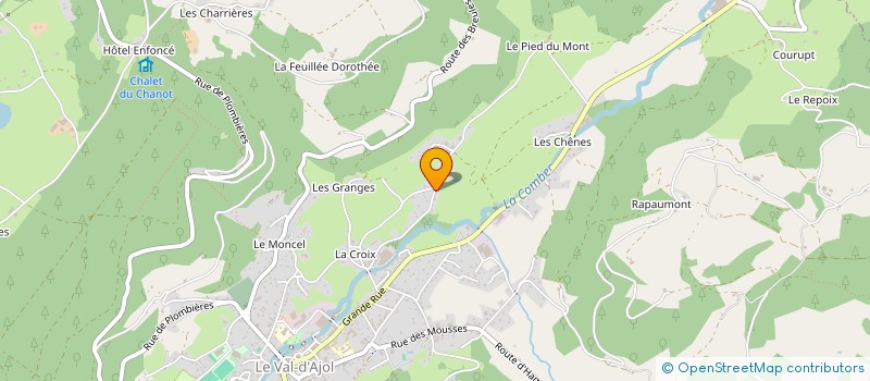 localisation de l'entreprise MADAME CATHERINE HERMANN à LE VAL-D'AJOL