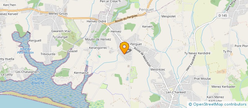 localisation de l'entreprise MADAME CATHERINE HERVIOU à FOUESNANT