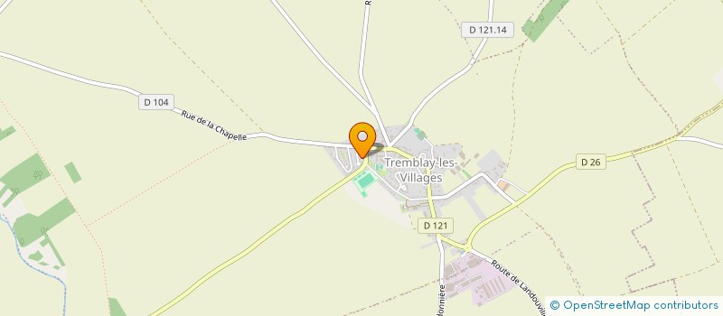 localisation de l'entreprise MADAME CATHERINE HESBERT à TREMBLAY-LES-VILLAGES