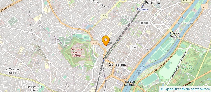 localisation de l'entreprise MADAME CATHERINE HEUGUES à SURESNES
