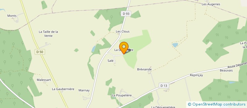 localisation de l'entreprise MADAME CATHERINE HILAIRE  LE PETIT-PRESSIGNY