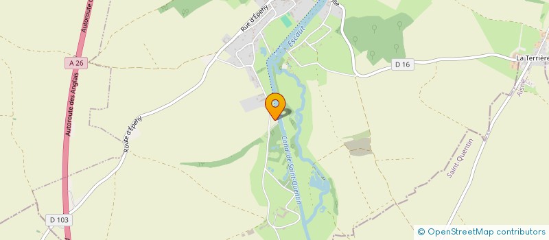 localisation de l'entreprise MADAME CATHERINE HINDERER  HONNECOURT SUR ESCAUT