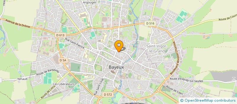 localisation de l'entreprise MADAME CATHERINE HIS  BAYEUX