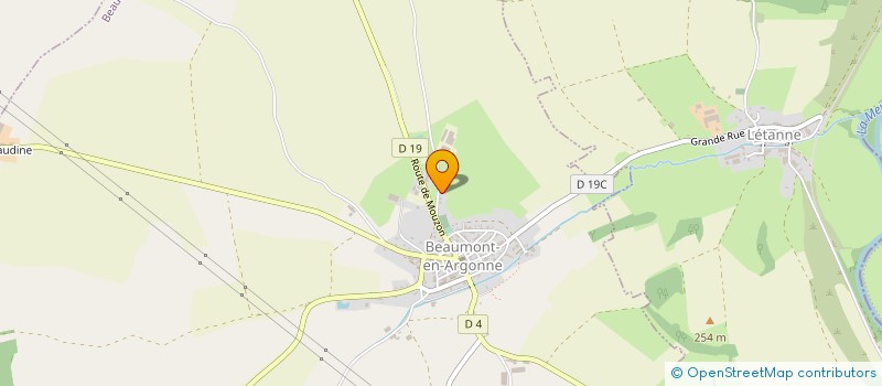 localisation de l'entreprise MADAME CATHERINE HIVIN  BEAUMONT-EN-ARGONNE