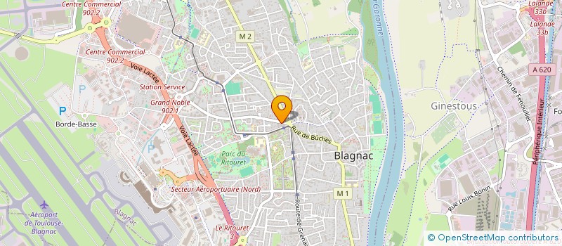 localisation de l'entreprise MADAME CATHERINE HOANG  BLAGNAC