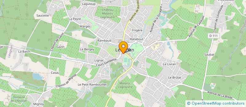 localisation de l'entreprise MADAME CATHERINE HOAREAU à LEOGNAN