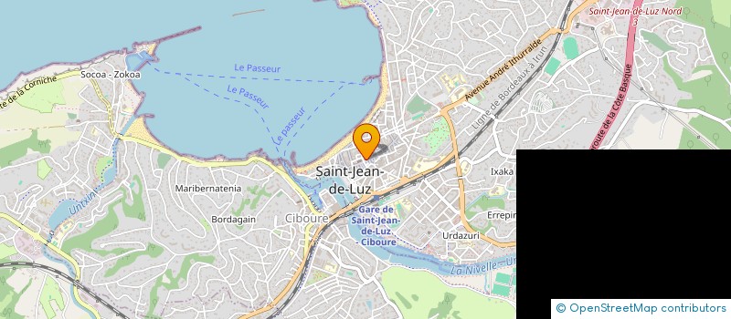 localisation de l'entreprise MADAME CATHERINE HORN à SAINT-JEAN-DE-LUZ