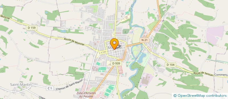 localisation de l'entreprise MADAME CATHERINE HOSTIER  MIRANDE