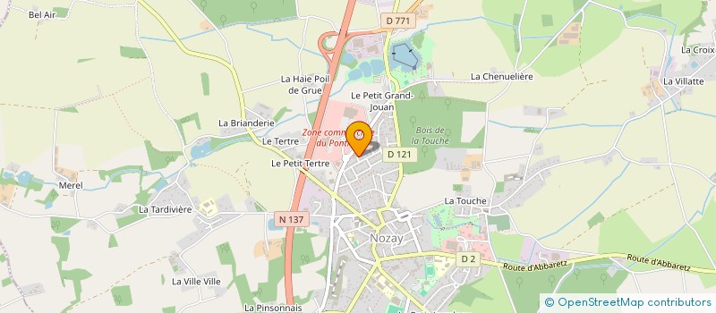 localisation de l'entreprise MADAME CATHERINE HOURLIER à NOZAY