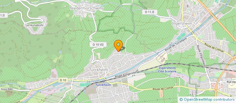 localisation de l'entreprise MADAME CATHERINE HUCK  TURCKHEIM