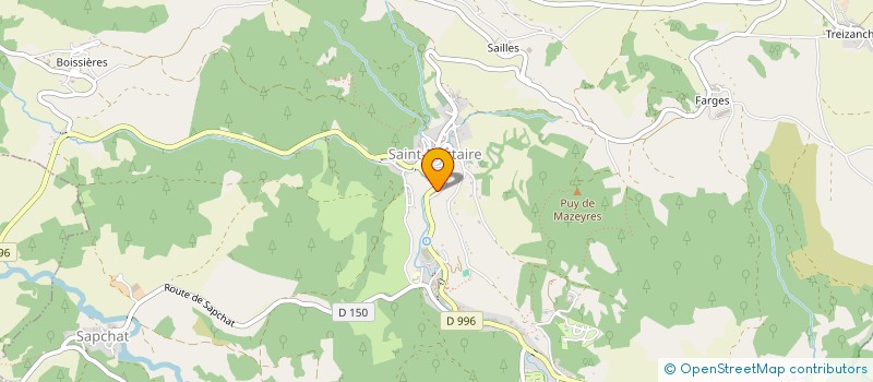 localisation de l'entreprise MADAME CATHERINE HUDRY CRITOUX  SAINT-NECTAIRE