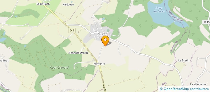 localisation de l'entreprise MADAME CATHERINE HUMBERSOT  BON REPOS SUR BLAVET