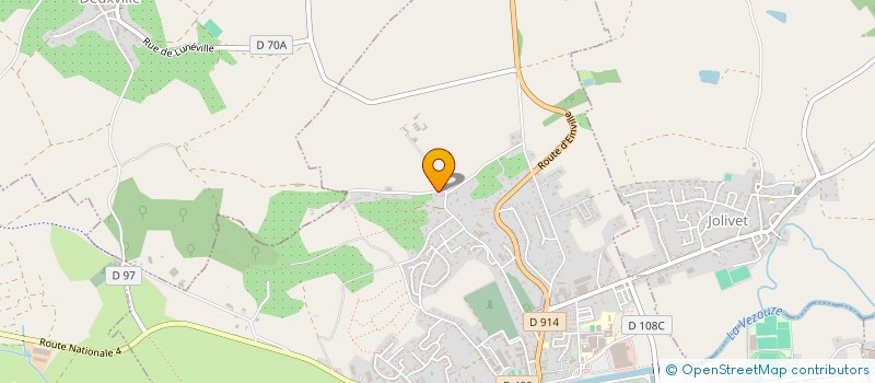 localisation de l'entreprise MADAME CATHERINE HUMBERT  LUNEVILLE