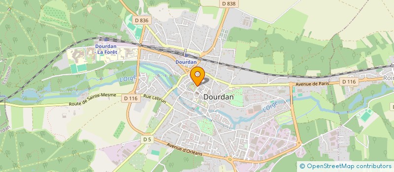 localisation de l'entreprise MADAME CATHERINE HUON  DOURDAN