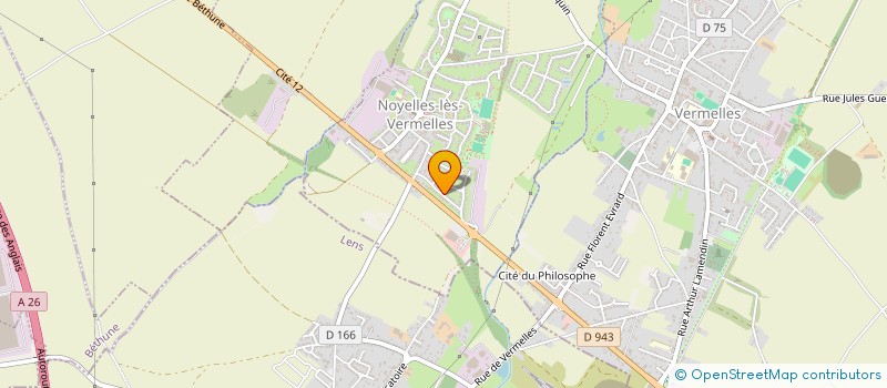 localisation de l'entreprise MADAME CATHERINE HUON  NOYELLES-LES-VERMELLES