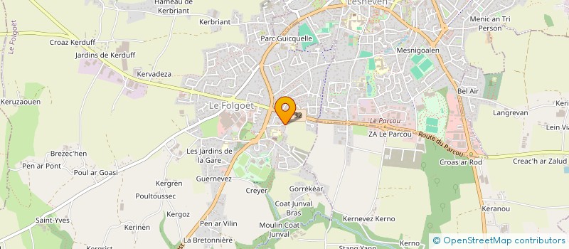 localisation de l'entreprise MADAME CATHERINE ILY  LE FOLGOET