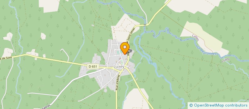 localisation de l'entreprise MADAME CATHERINE IMBERT  LUXEY