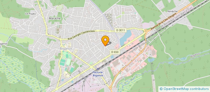 localisation de l'entreprise MADAME CATHERINE IMHOFF  BIGANOS