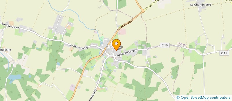 localisation de l'entreprise MADAME CATHERINE ISABELLE BELLANGER  CUSSAY