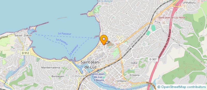 localisation de l'entreprise MADAME CATHERINE ISSALY  SAINT-JEAN-DE-LUZ