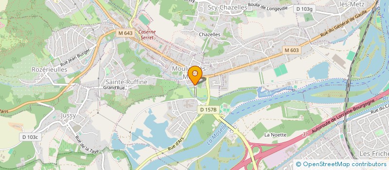 localisation de l'entreprise MADAME CATHERINE JACQUARD à MOULINS-LES-METZ