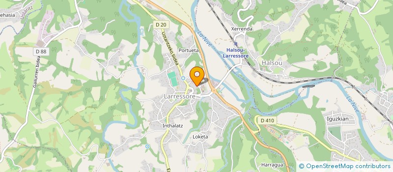 localisation de l'entreprise MADAME CATHERINE JACQUES  LARRESSORE