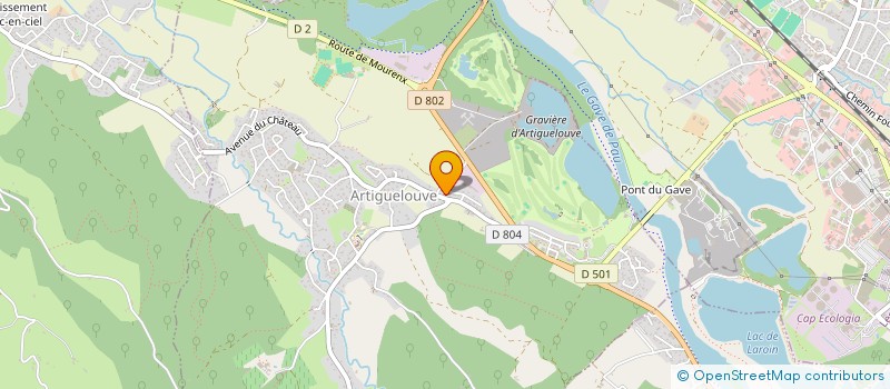 localisation de l'entreprise MADAME CATHERINE JACQUES  ARTIGUELOUVE