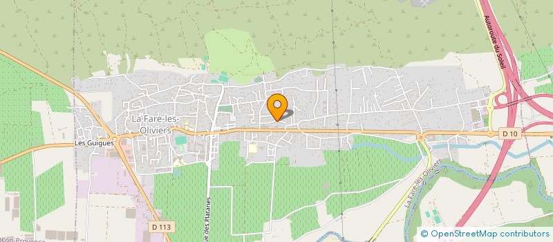 localisation de l'entreprise MADAME CATHERINE JACQUOT  LA FARE-LES-OLIVIERS