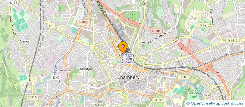 localisation de l'entreprise MADAME CATHERINE JARGOT  CHAMBERY