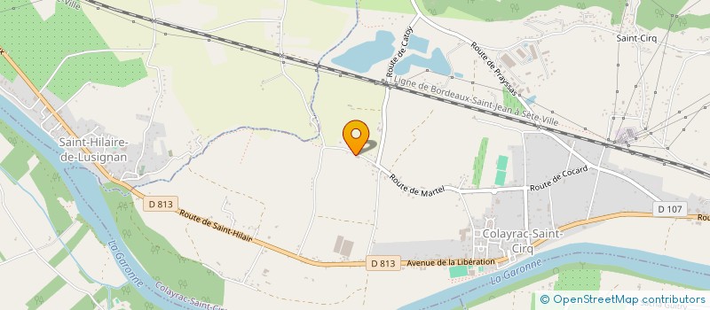 localisation de l'entreprise MADAME CATHERINE JAUBERT  COLAYRAC-SAINT-CIRQ