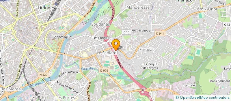 localisation de l'entreprise MADAME CATHERINE JAUREGUY à LIMOGES