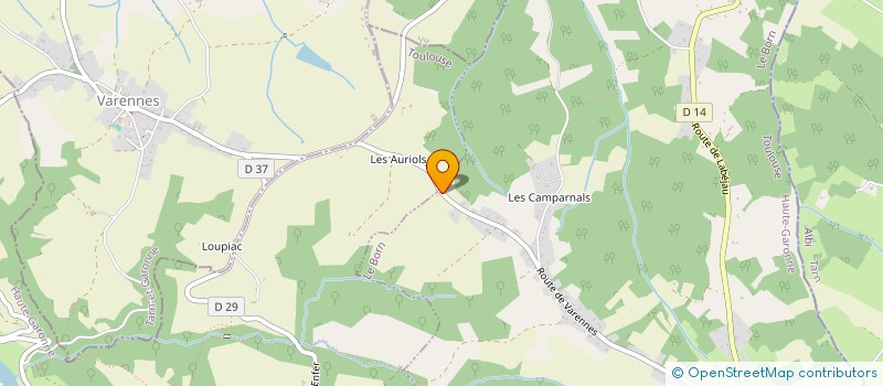 localisation de l'entreprise MADAME CATHERINE JEAN  LE BORN