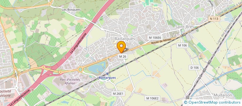 localisation de l'entreprise MADAME CATHERINE JEAN-PHILIPPE à BAILLARGUES
