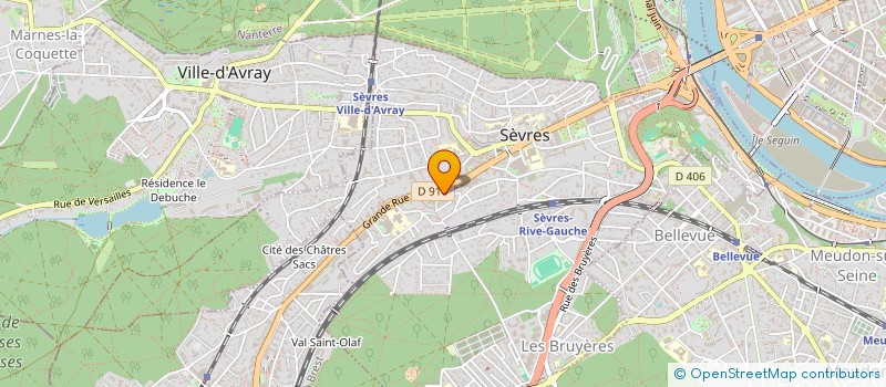 localisation de l'entreprise MADAME CATHERINE JEGOU  SEVRES