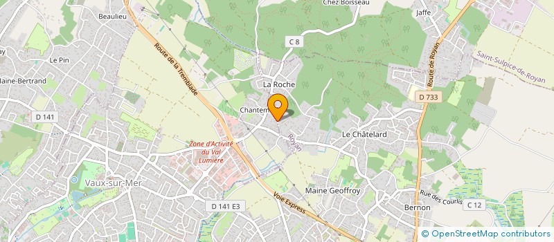 localisation de l'entreprise MADAME CATHERINE JEGOU  VAUX-SUR-MER