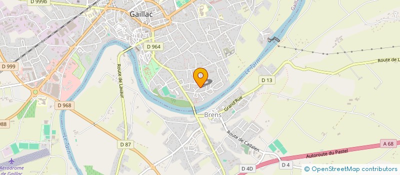 localisation de l'entreprise MADAME CATHERINE JESTIN  CADALEN